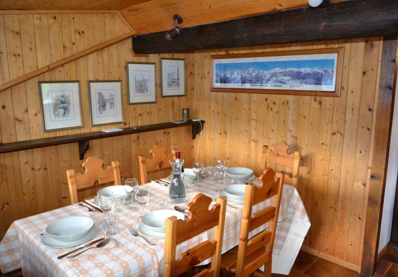 Chalet Apartment Gran Zebru Oga Exterior photo